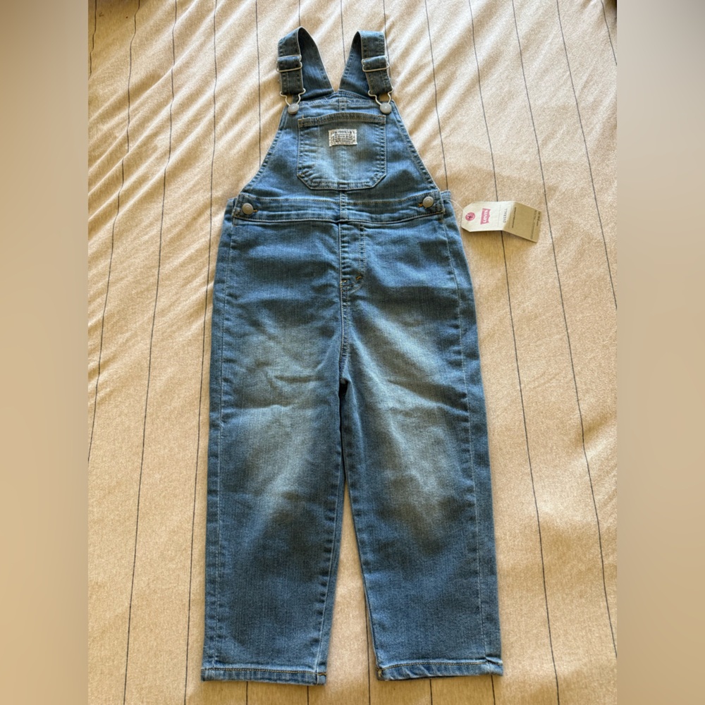 Kids Blue Denim Overalls
